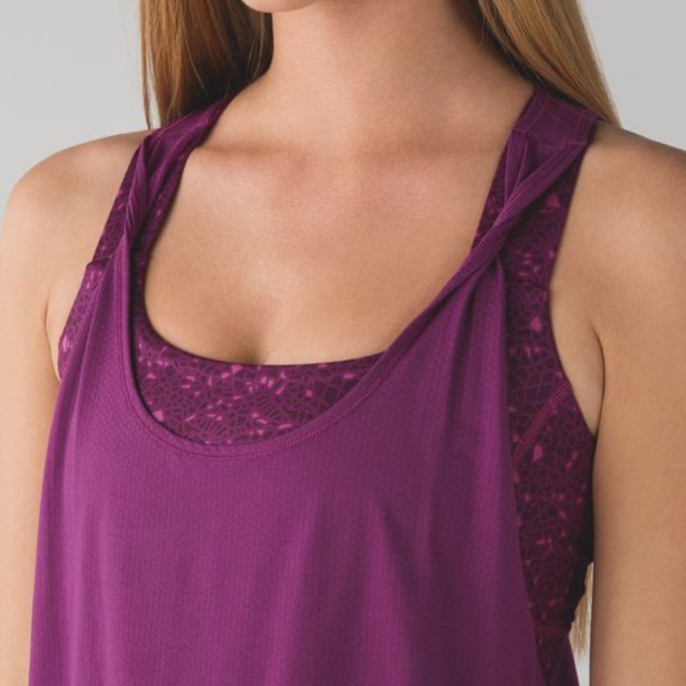 Lululemon Ready & Go tank top regal plum purple